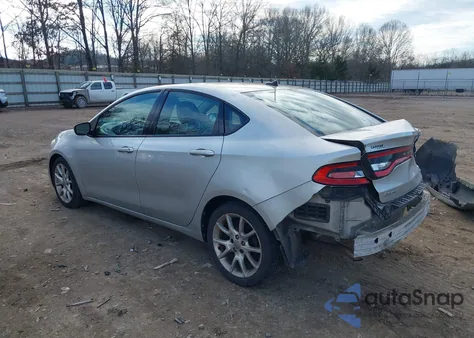 2013 Dodge Dart Sxt из США, поврежденный, VIN 1C3CDFBA0DD240534